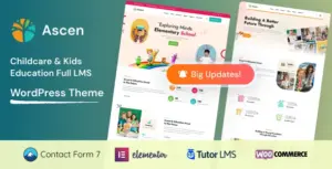 Ascen – Childcare & Kids Education WordPress Theme