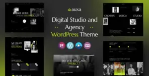 Auxa – Digital Studio & Agency WordPress Theme