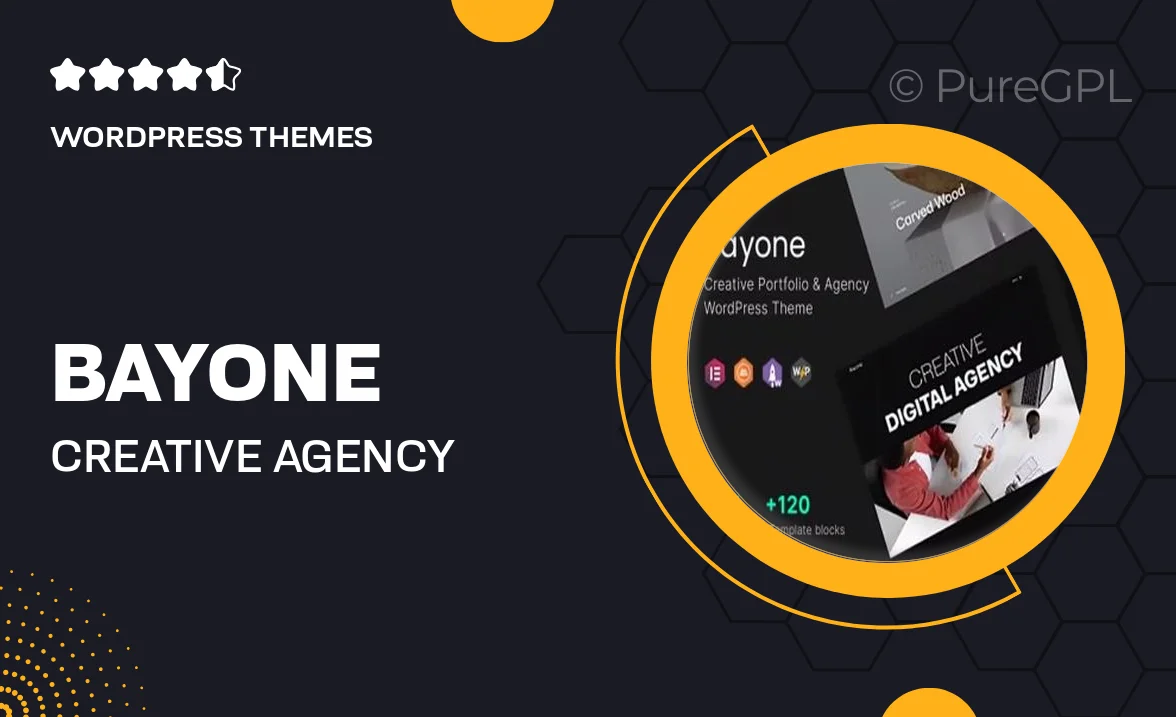 Bayone – Creative Agency & Portfolio WordPress Theme
