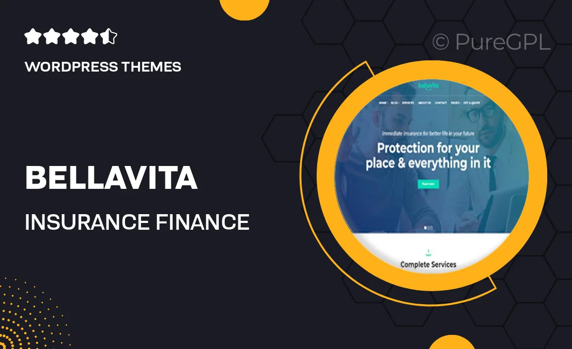Bellavita – Insurance & Finance WordPress Theme