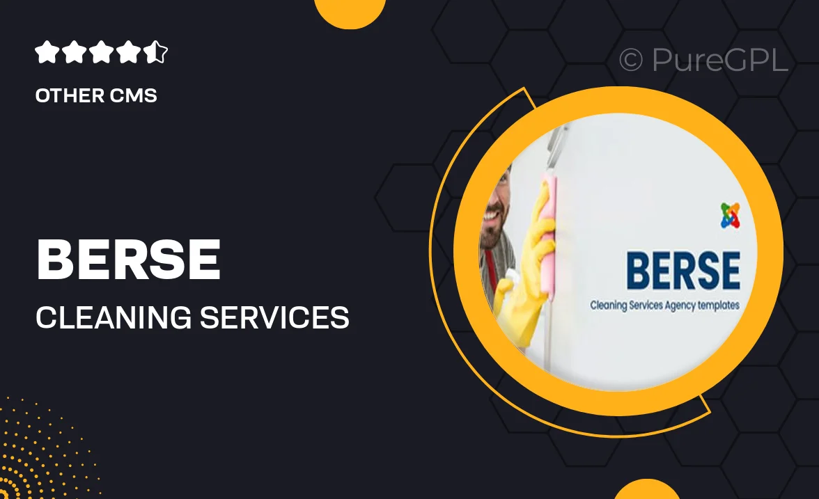 Berse – Cleaning Services Joomla Templates