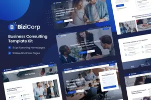 BiziCorp – Business Consulting Template Kit