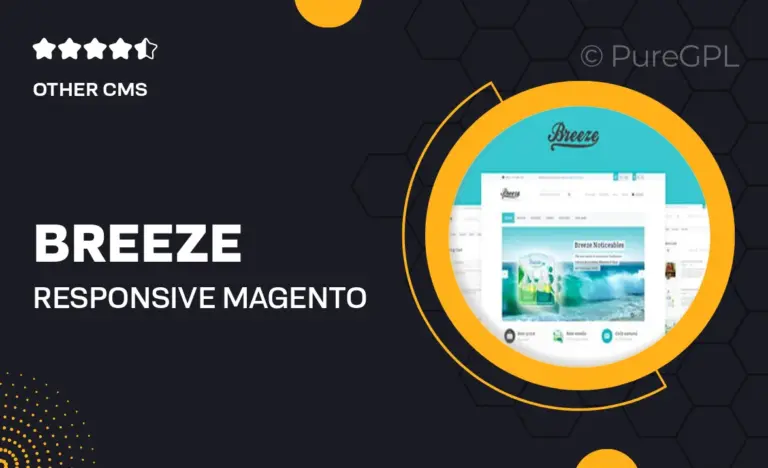 breeze responsive magento theme