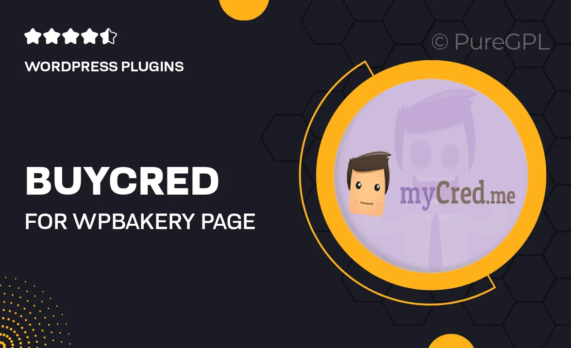 buyCRED for WPBakery Page Builder