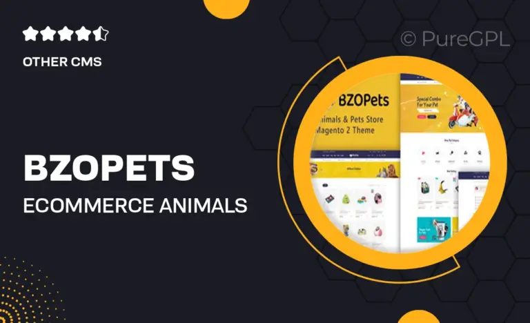 bzopets ecommerce animals pets store magento 2 theme
