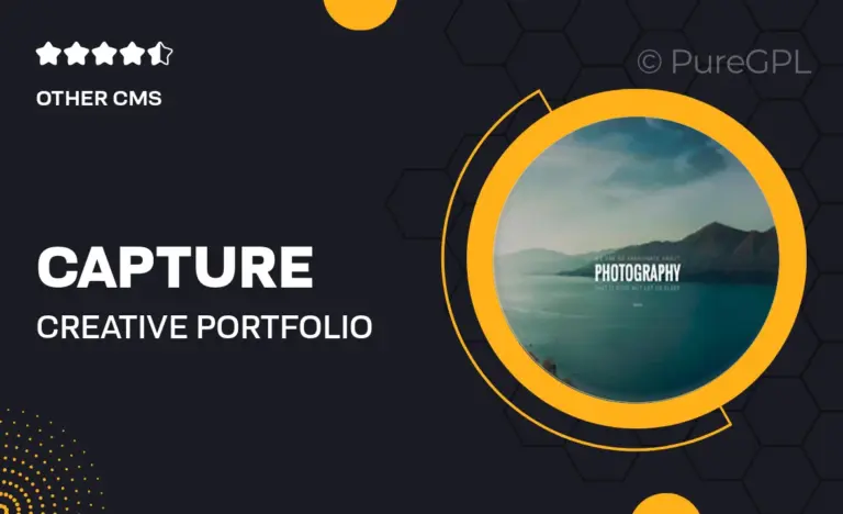 capture creative portfolio joomla template