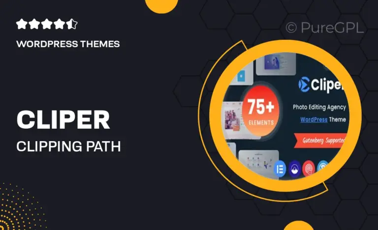 cliper clipping path agency wordpress theme