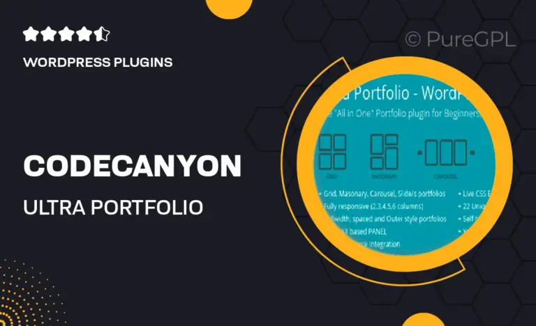 codecanyon ultra portfolio wordpress