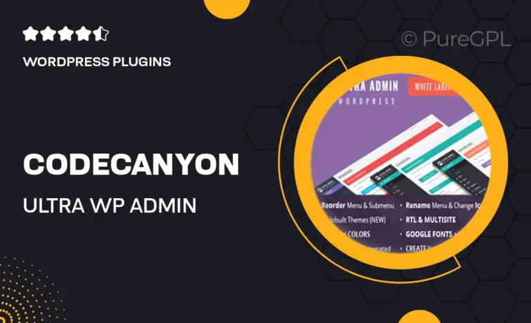 codecanyon ultra wp admin theme
