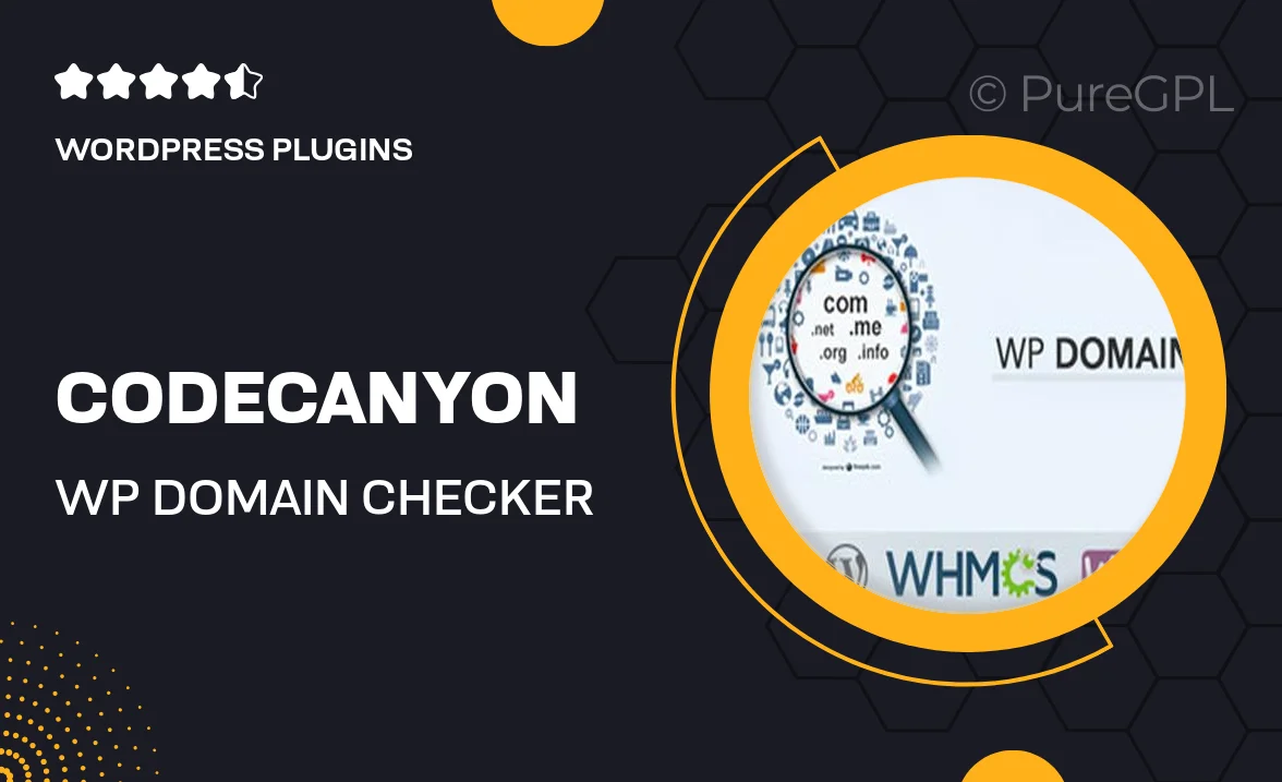 Codecanyon | WP Domain Checker