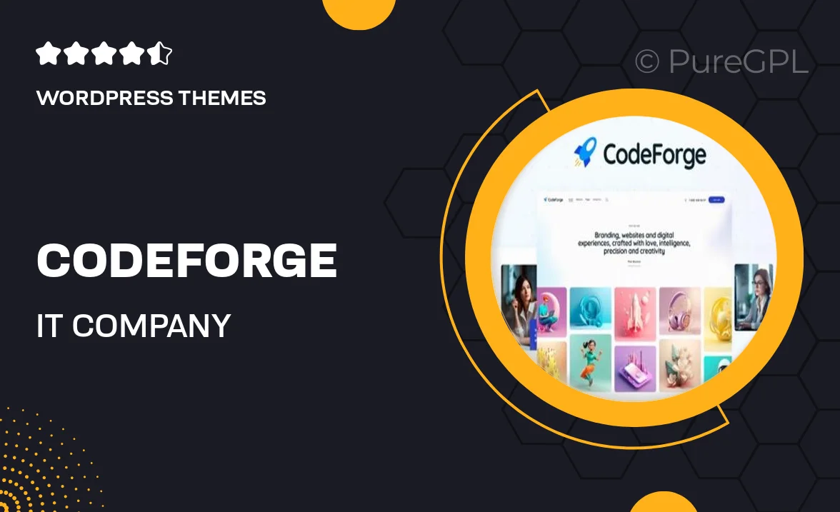 CodeForge – IT Company WordPress Theme