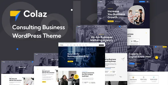 colaz business consulting wordpress theme 1