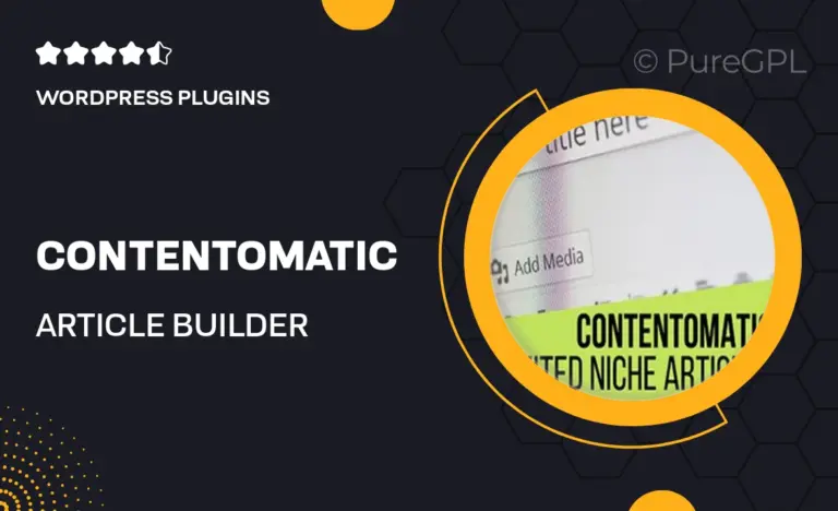 contentomatic article builder article forge post generator plugin for wordpress