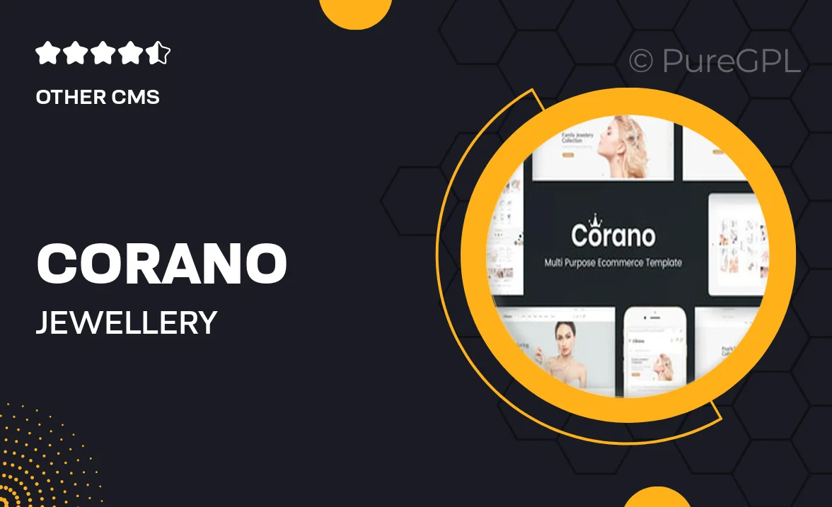 Corano – Jewellery Responsive Prestashop Theme