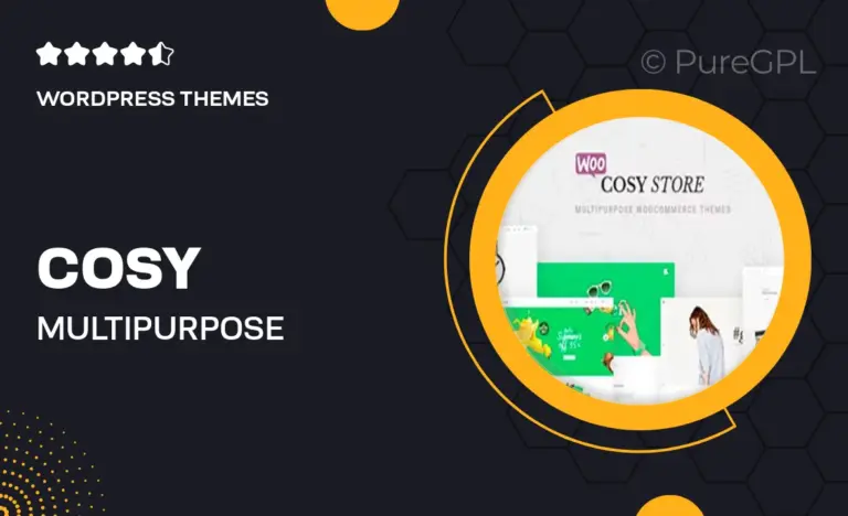 cosy multipurpose woocommerce wordpress theme