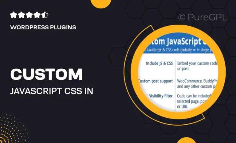 custom javascript css in pages
