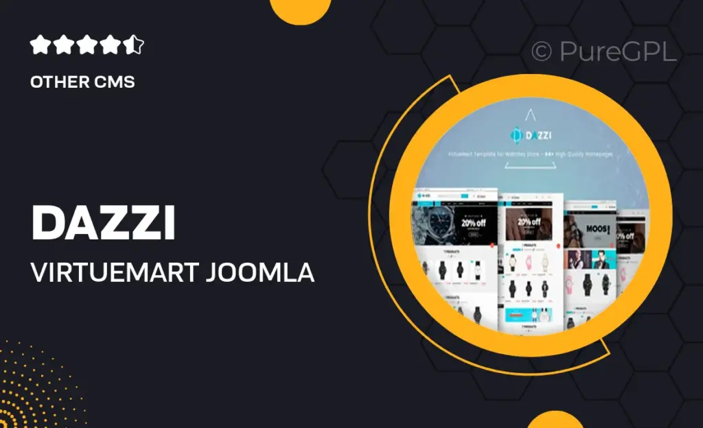 Dazzi VirtueMart Joomla Template For Watches Store 8 Dazzi VirtueMart Joomla Template For Watches Store