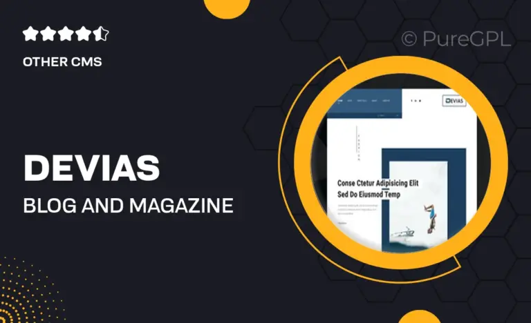 devias blog and magazine joomla theme