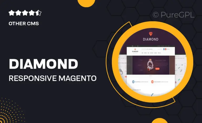 diamond responsive magento theme