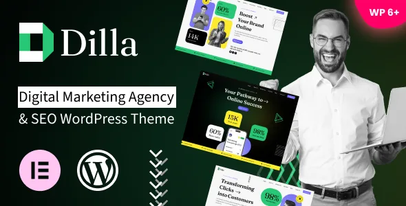 dilla digital marketing agency seo wordpress theme 1