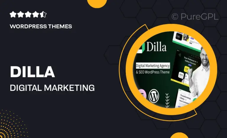 dilla digital marketing agency seo wordpress theme