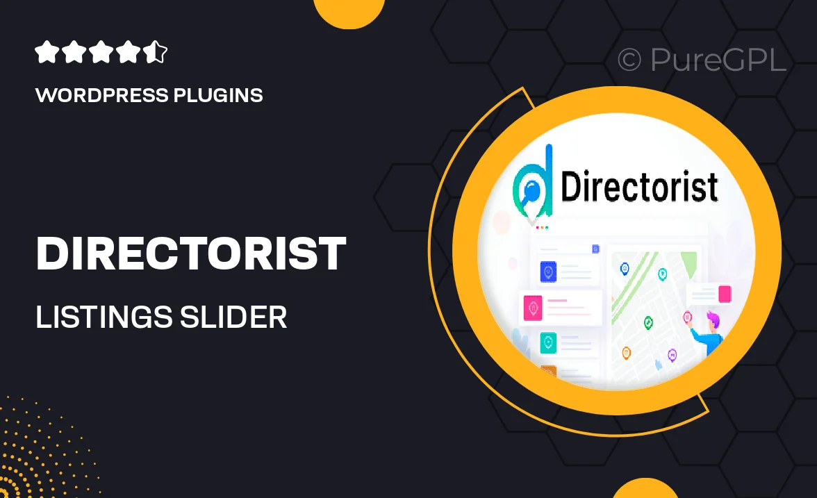 Directorist | Listings Slider & Carousel