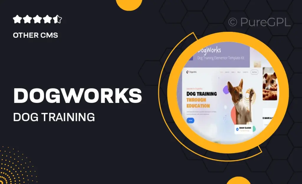 DogWorks – Dog Training Elementor Template Kit 49 DogWorks – Dog Training Elementor Template Kit
