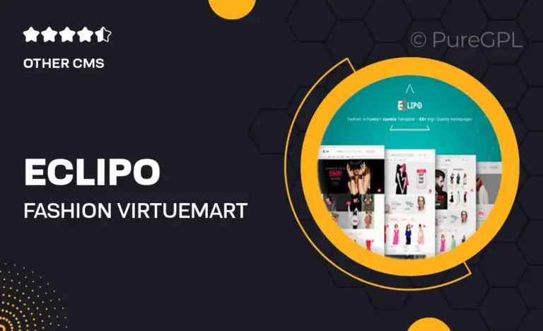 eclipo fashion virtuemart joomla template
