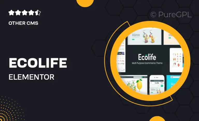 ecolife elementor multipurpose prestashop 1 7 x 8 x theme