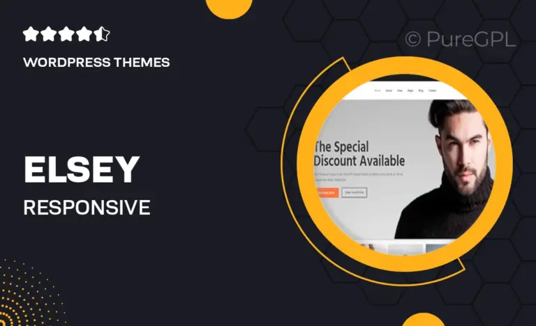 elsey responsive ecommerce theme