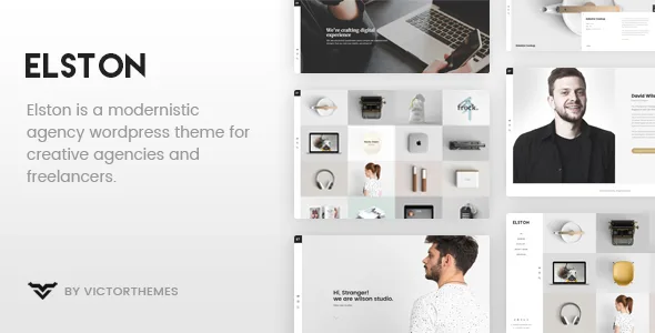 elston portfolio for freelancers agencies wordpress theme 1