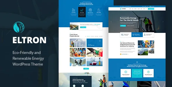 eltron solar energy wordpress theme 1
