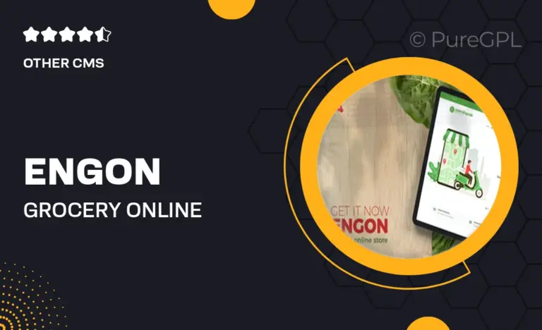 engon grocery online store joomla templates