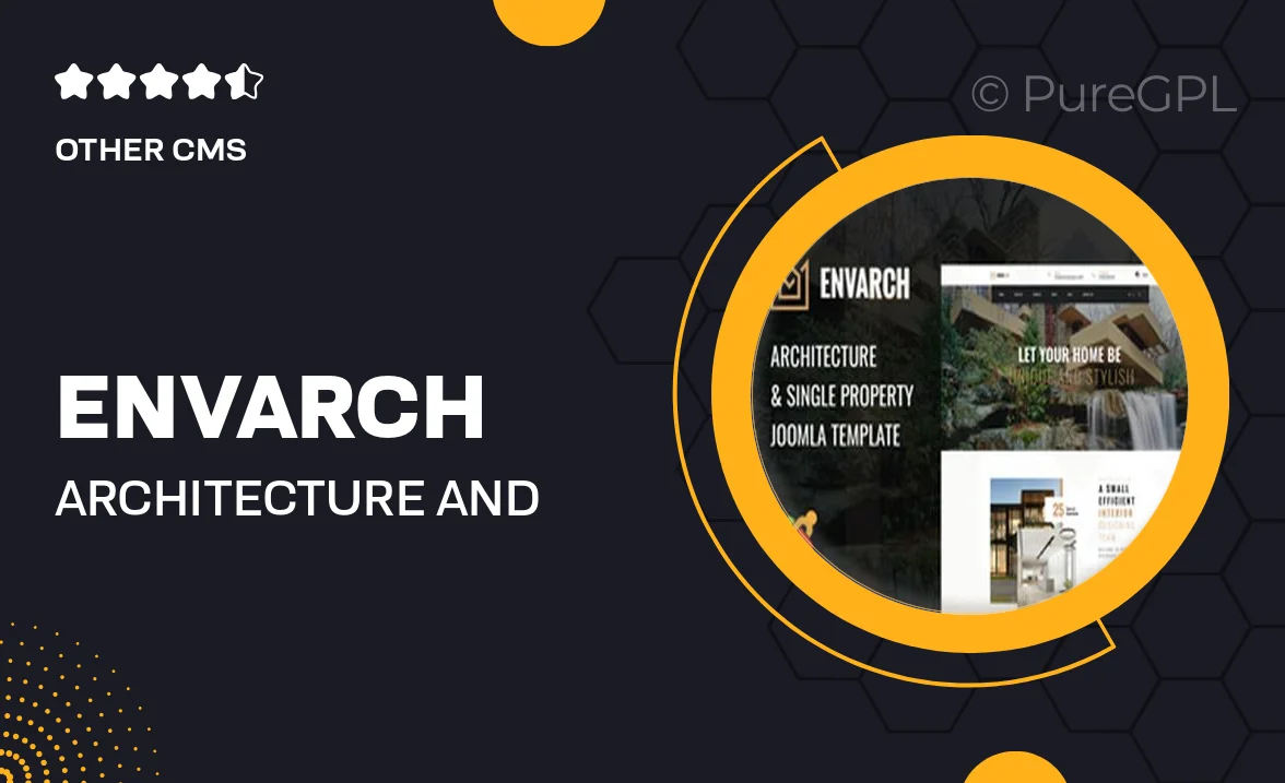 EnvArch – Architecture and Single Property Joomla