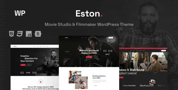 eston movie studio filmmaker wordpress theme 1