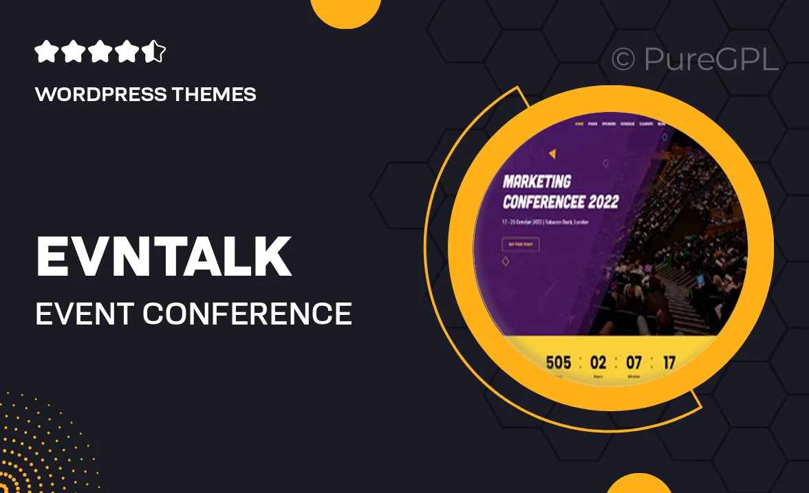 EvnTalk – Event Conference WordPress Theme