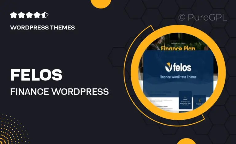felos finance wordpress theme