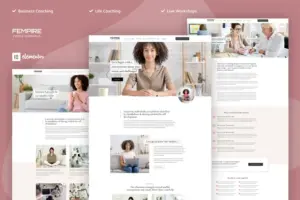 Fempire – Business Coach Elementor Pro Template Kit