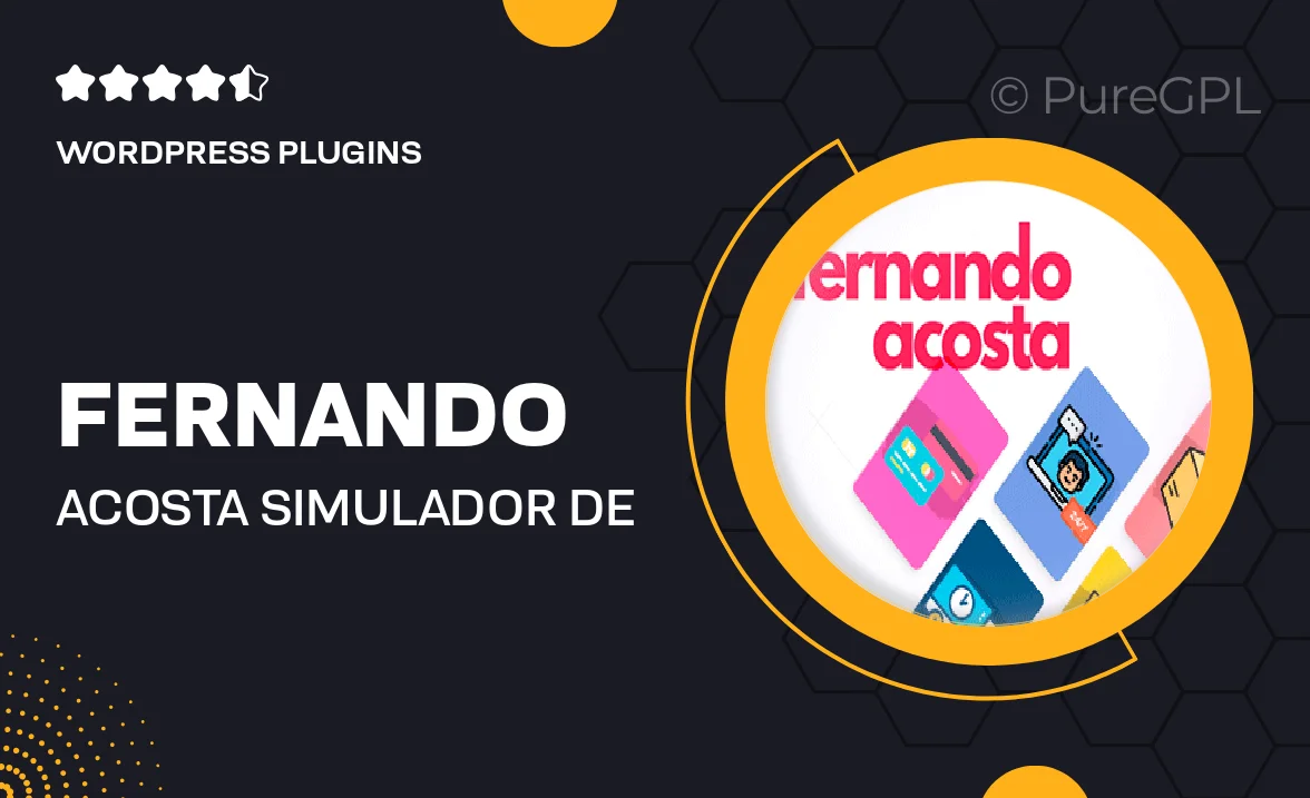 Fernando Acosta | Simulador de Parcelas e Descontos para WooCommerce