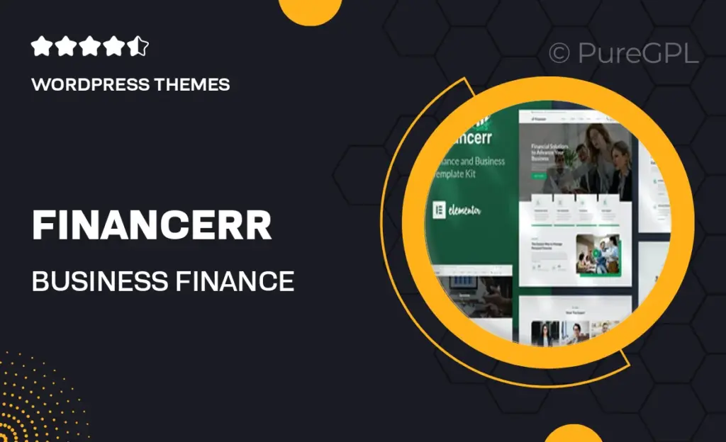 Financerr – Business & Finance Template Kit 56 Financerr – Business & Finance Template Kit