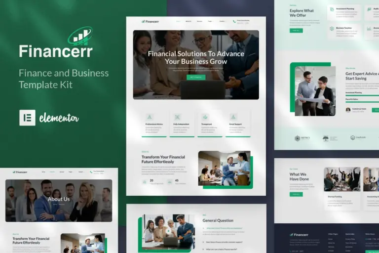 financerr business finance template kit