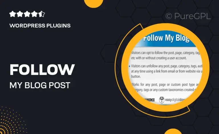 follow my blog post wordpress woocommerce plugin
