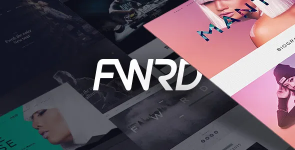 fwrd music band musician wordpress theme 1