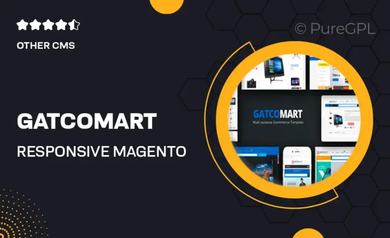 gatcomart responsive magento theme