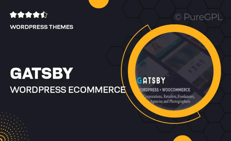 gatsby wordpress ecommerce theme