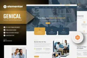 Genical – Mental Health & Therapy Elementor Template Kit