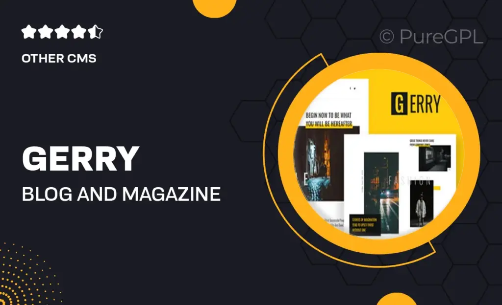 Gerry – Blog and Magazine Ghost Theme 48 Gerry – Blog and Magazine Ghost Theme