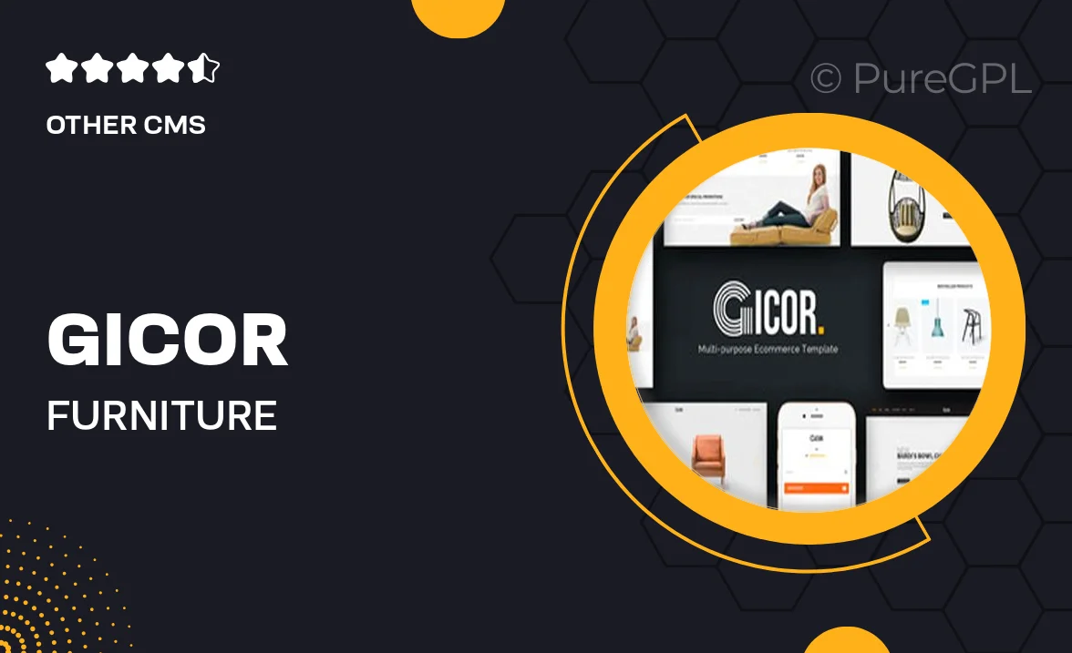 Gicor – Furniture Responsive Magento 2 Theme