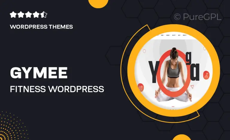 gymee fitness wordpress theme