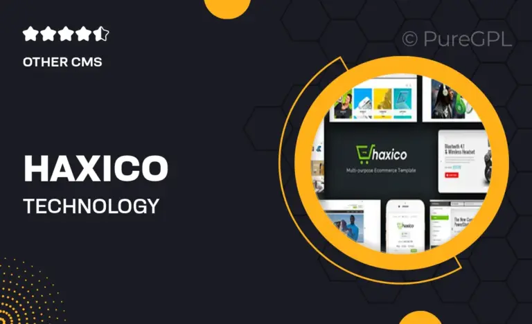 haxico technology responsive magento theme